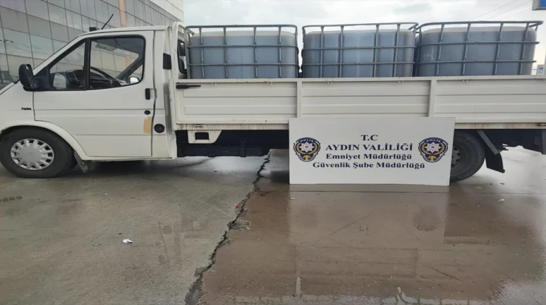 Aydın’da 3 bin 850 litre tağşiş zeytinyağı ele geçirildi