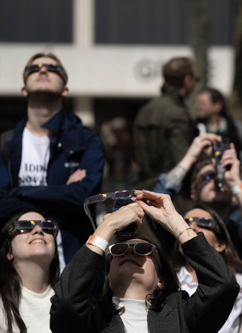 2024'ün ilk Güneş tutulması ABD'den izlendi