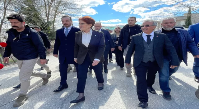 İYİ Parti Genel Başkanı Akşener, Adıyaman’da incelemelerde bulundu