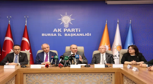 Yeni Azerbaycan Partisi heyeti Bursa’da ziyaretlerde bulundu