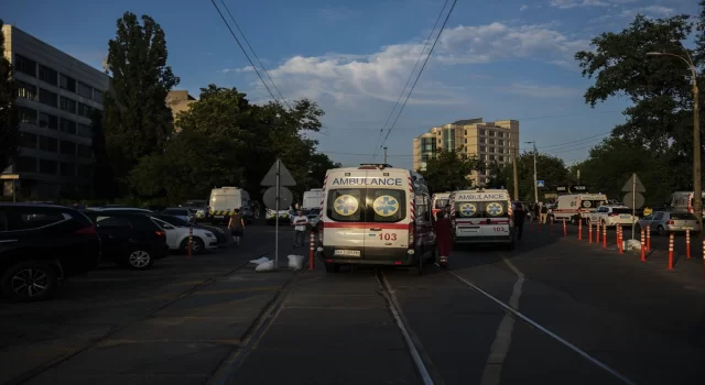 Ukrayna’nın başkenti Kiev’deki mahkeme binasında patlama meydana geldi