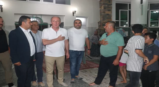 Memleket Partisi Genel Başkanı İnce, Hatay’da ziyaretlerde bulundu