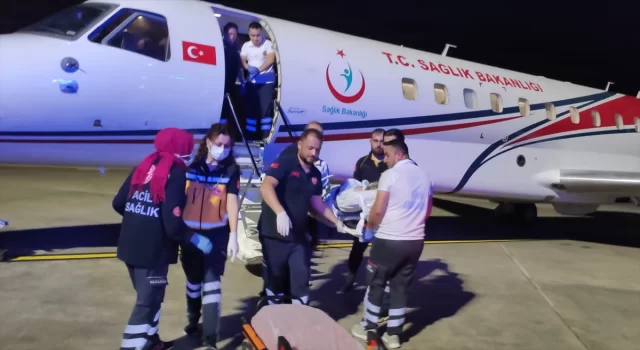 Hac ziyaretinde rahatsızlanan kişi ambulans uçakla Bursa’ya getirildi