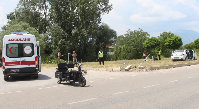 Amasya’da trafik kazasında 5 kişi yaralandı