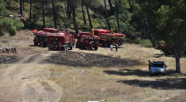 GÜNCELEME Marmaris’te ormanlık alanda yangın çıktı