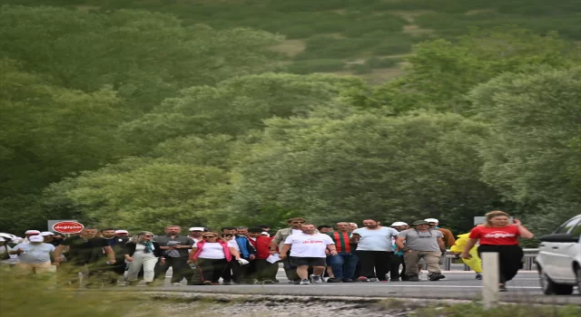 Tanju Özcan, yürüyüşünün 7. gününde basın toplantısı düzenledi: