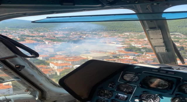 Muğla’da fırında çıkan ve 4 iş yerine zarar veren yangın söndürüldü