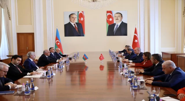 TBMM Başkanı Kurtulmuş, Azerbaycan Başbakanı Asadov ile görüştü