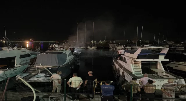 Maltepe’de teknede çıkan yangın söndürüldü