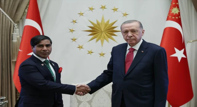 Bangladeş’in Ankara Büyükelçisi Haq, Cumhurbaşkanı Erdoğan’a güven mektubu sundu