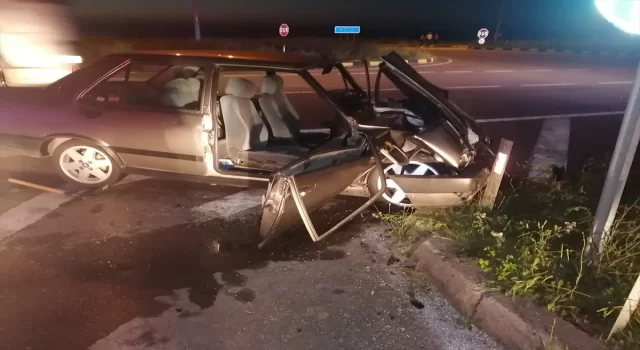 Giresun’da iki otomobilin çarpışması sonucu 7 kişi yaralandı