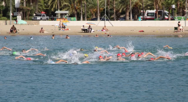 Antalya’da Açık Su Yüzme Yaz Şampiyonası ve Milli Takım Belirleme Yarışları sürüyor