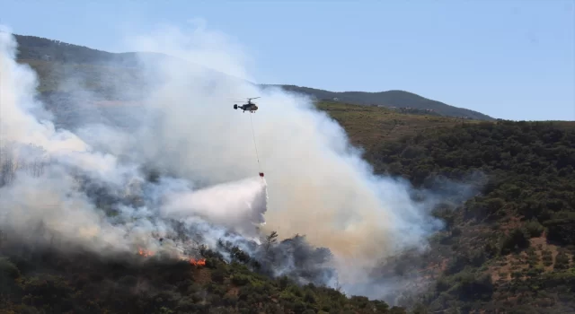 GÜNCELLEME 2  Hatay Belen’de çıkan orman yangınına ekiplerce müdahale ediliyor