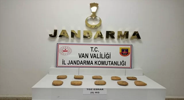 Van’da 6 kilogram esrar ele geçirildi