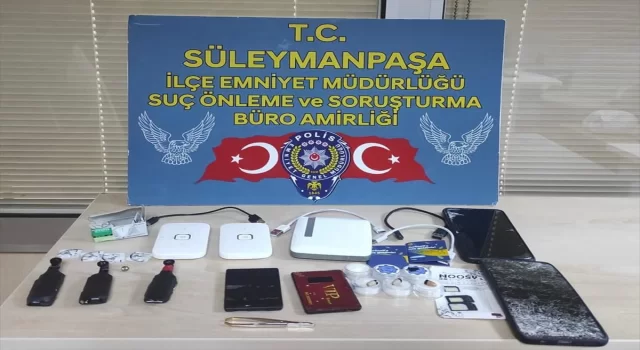 Tekirdağ’da ehliyet sınavında kopya çekme hazırlığındaki 2 şüpheli yakalandı