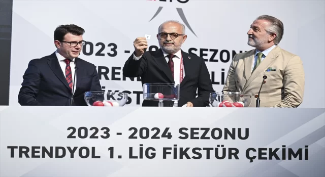 Trendyol 1. Lig’de 20232024 sezonunun fikstür çekimi yapıldı