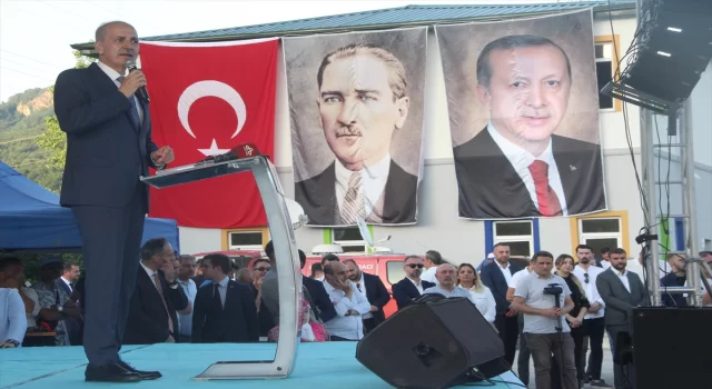 TBMM Başkanı Kurtulmuş, Ünye’de toplu açılış töreninde konuştu: