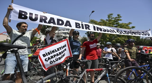 Kadıköy’deki kazada ölen bisikletçi Doğanay Güzelgün için pedal çevirdiler