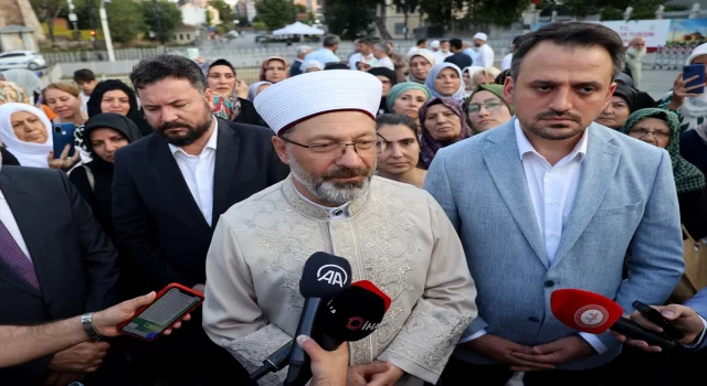 Ayasofyai Kebir Camii Şerifi’nin ibadete açılmasının üçüncü yıl dönümü