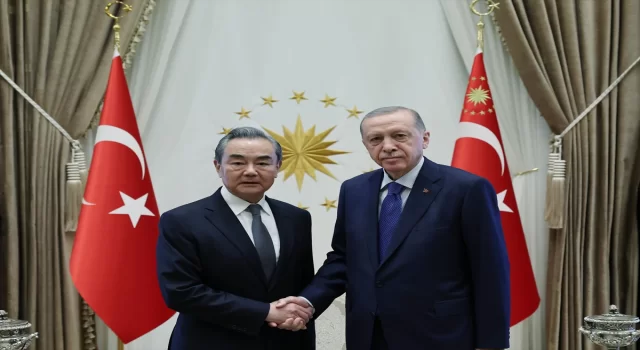 Cumhurbaşkanı Erdoğan, Çin Dışişleri Bakanı Wang Yi’yi kabul etti