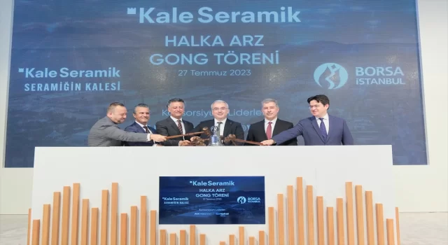 Borsa İstanbul’da gong Kaleseramik için çaldı