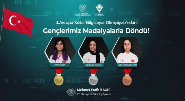 Türkiye, bilgisayar ve kimya olimpiyatlarından 7 madalyayla döndü