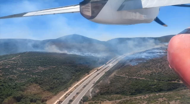 GÜNCELLEME  İzmir’de alev alan araba orman yangınına yol açtı