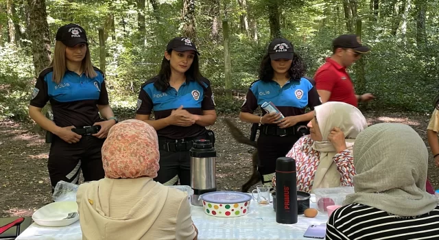 Belgrad Ormanı’nda yangınlara karşı polis denetimi