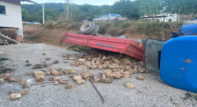 Bolu’da devrilen traktörün altında kalan 2,5 yaşındaki çocuk öldü