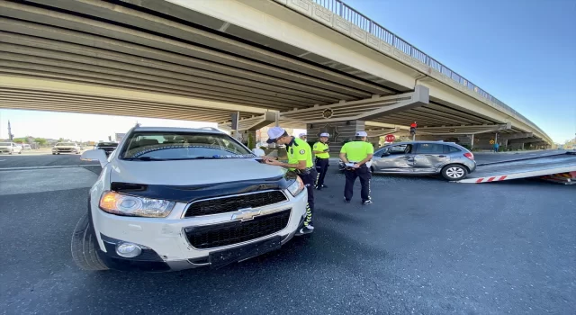 Aksaray’da cip ile otomobilin çarpışması sonucu 6 kişi yaralandı