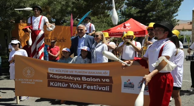 Bakan Ersoy, Türkiye Kültür Yolu Festivali’nin Nevşehir’deki etkinlik alanlarını inceledi