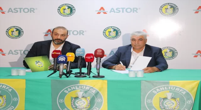 Şanlıurfaspor ile Astor Enerji arasında isim sponsorluğu anlaşması imzalandı