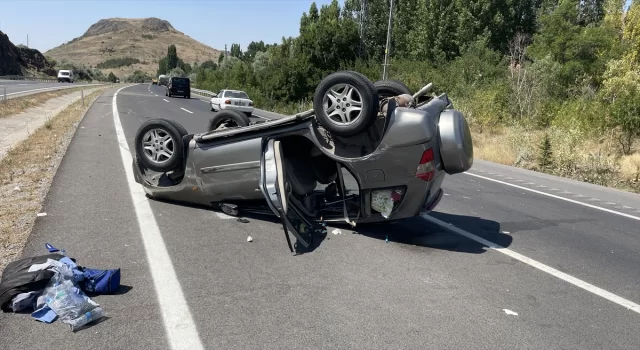 Yozgat’ta devrilen otomobildeki 4 kişi yaralandı