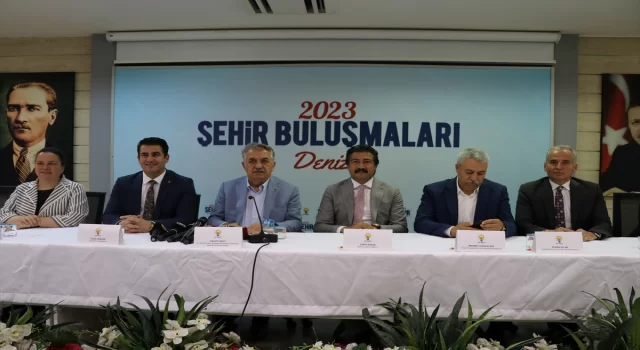 AK Parti’li Yazıcı, Denizli’de ”Şehir Buluşmaları” toplantısına katıldı: