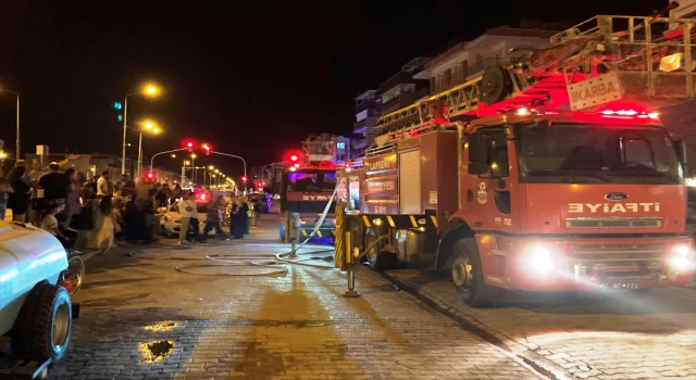 Çanakkale’de yangın çıkan ev zarar gördü