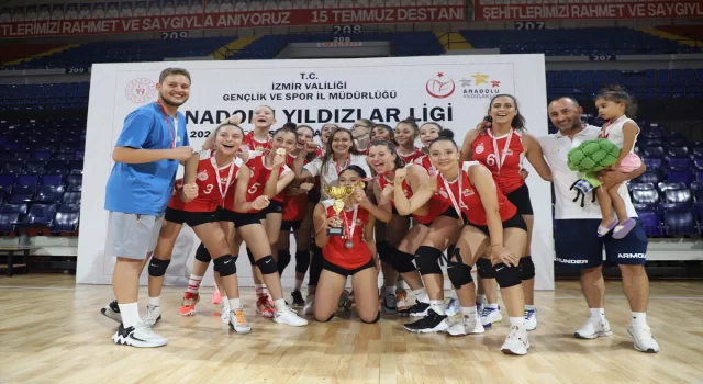 Anadolu Yıldızlar Ligi Voleybol Türkiye Birinciliği, İzmir’de tamamlandı