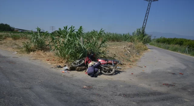 Manisa’da otomobille çarpışan motosikletin sürücüsü öldü