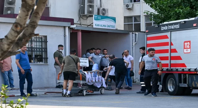 İzmir’deki Tepecik Eğitim ve Araştırma Hastanesi’nde çıkan yangın söndürüldü