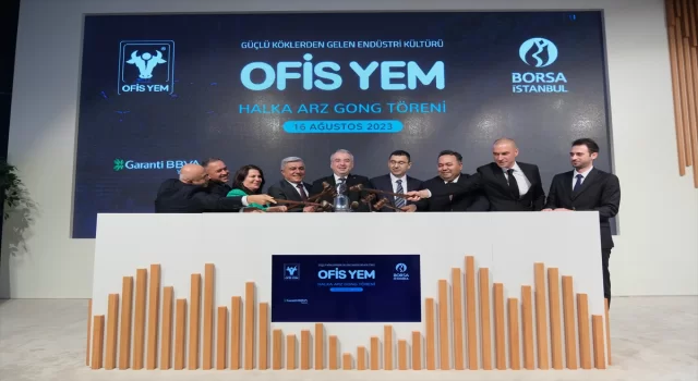 Borsa İstanbul’da gong Ofis Yem için çaldı