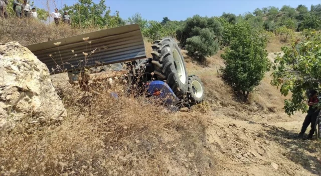 Aydın’da devrilen traktörün altında kalan sürücü öldü 