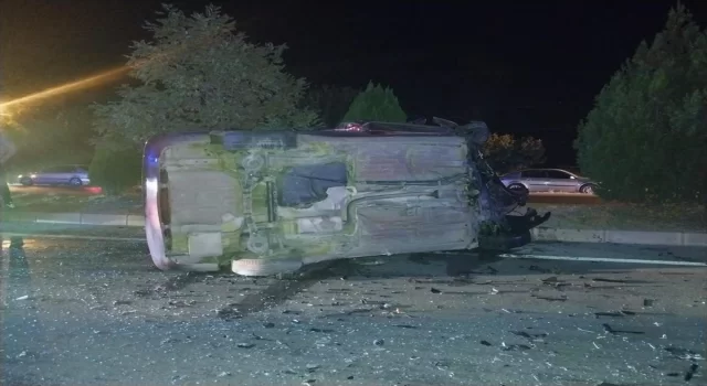 Burdur’daki trafik kazasında 1 kişi öldü, 3 kişi yaralandı