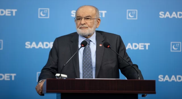 Saadet Partisi Genel Başkanı Karamollaoğlu, basın toplantısı düzenledi: