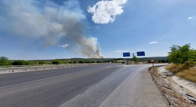 Kütahya’da çıkan orman yangınına müdahale ediliyor