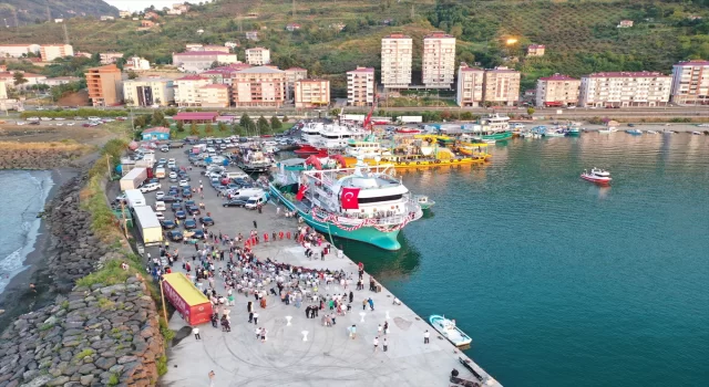 Trabzon’da balık avı sezonunun açılışı dolayısıyla merasim düzenlendi