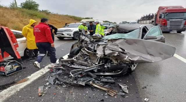 Bolu’da zincirleme trafik kazasında 4 kişi yaralandı