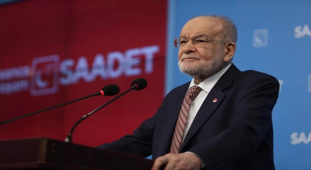 Saadet Partisi Genel Başkanı Karamollaoğlu basın toplantısı düzenledi: