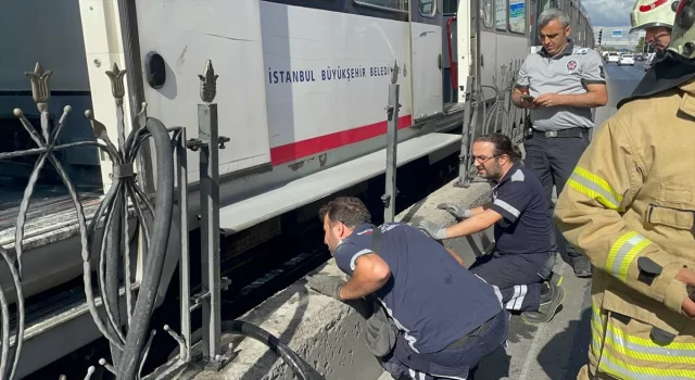 İstanbul’da tramvayda çıkan yangın söndürüldü