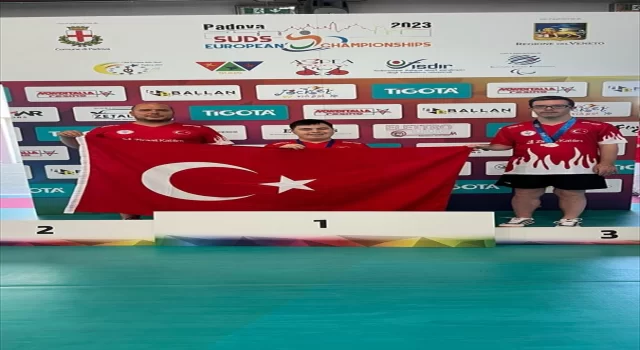 Özel masa tenisi sporcularından Avrupa Şampiyonası’nda biri altın 3 madalya