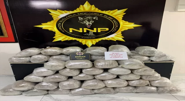 Niğde’de bir tırda 58 kilo 450 gram esrar ele geçirildi