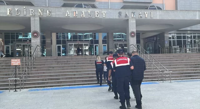 Edirne’de jandarmanın yakaladığı 8 FETÖ şüphelisi tutuklandı